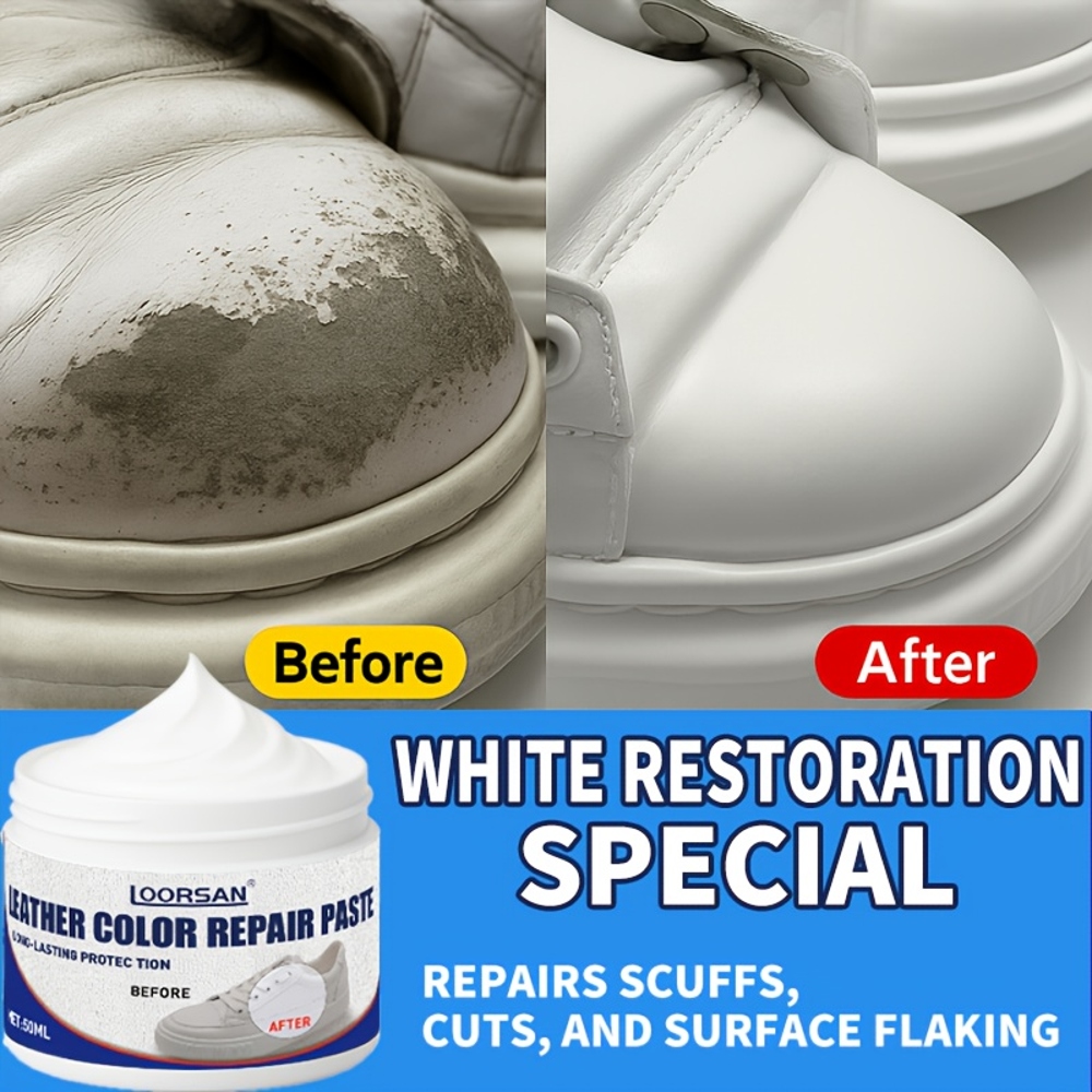 Sneaker Care Spray - Kit de Reparación de Cuero Blanco