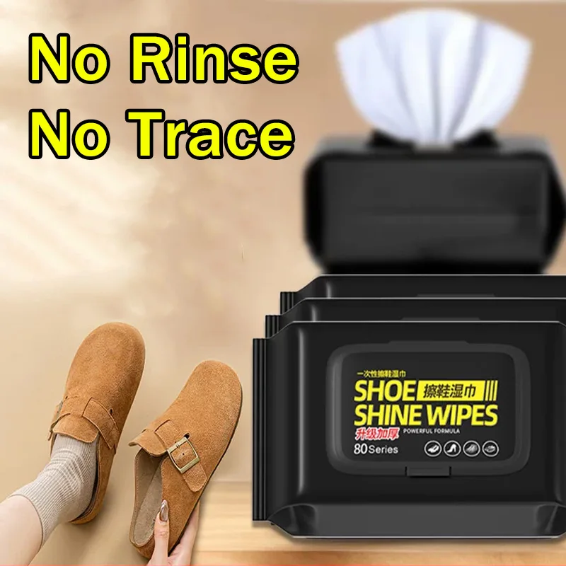 Sneaker Care White - Toallitas Limpiadoras de Zapatos Portátiles Sin