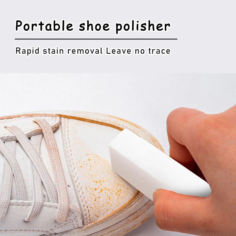 Sneaker Care White - Pulidor de zapatos portátil para descalcificación