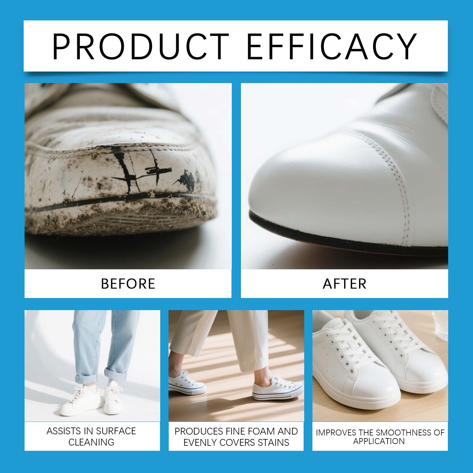 Crema Limpiadora de Zapatos Bl - Sneaker Care Cleaner reseña y precio